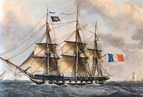 Fragata Francesa 40 Cañones 1830 Model Sailing Ships Old Sailing Ships