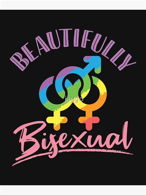 Beautifully Bisexual Bi Pride Lgbtq Pride Month Poster By Jaygo Redbubble