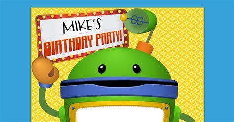 2010 / they're mini, they're mighty and they're built for math! Team Umizoomi Bot Party Poster | Nickelodeon Parents