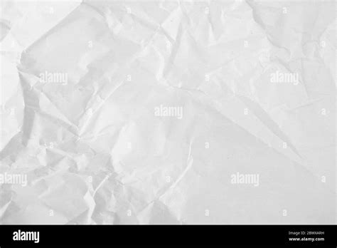 White Crumpled Paper Texture Background Stock Photo Alamy
