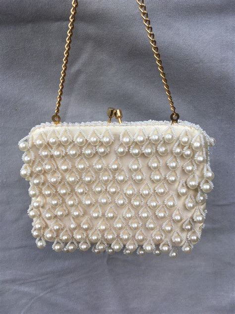 Pearl Handbag Etsy Handbag Little Bag Pearls