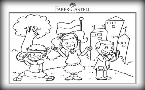 Gambar mewarnai ulang tahun buku mewarnai warna dan gambar. Lomba Mewarnai Faber Castell 2015 Anak Kreatif Faber-Castell
