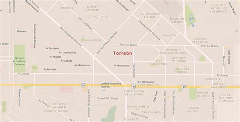 Map Of Torreon