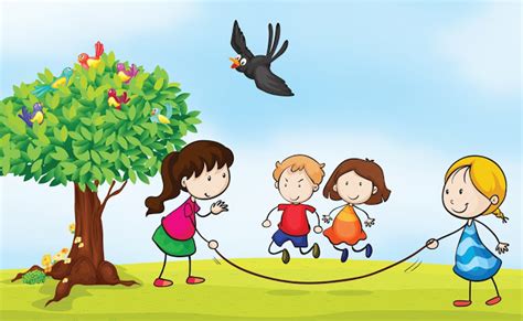 Happy Children Playing Clipart Clipartix