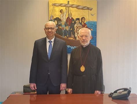 The High Commissioner Of Cyprus Georgios Ioannidis At The Archdiocese