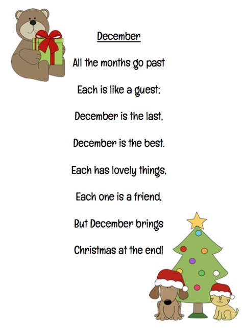 Christmas Addition And Poetry Freebies Grade Onederful