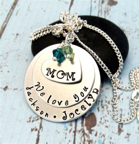Mom Necklace Personalized Mothers Day T T For