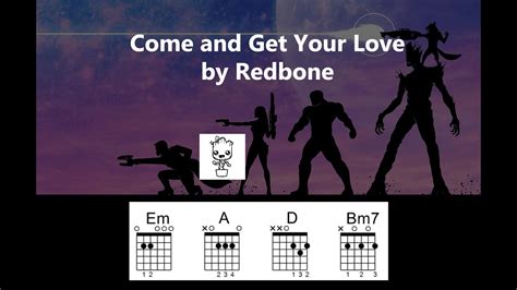 Come And Get Your Love Redbone Easy Guitar Play Along Youtube