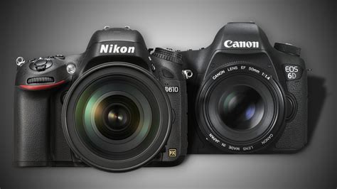 Nikon D610 Vs Canon 6d Best Full Frame Dslr On A Budget Techradar