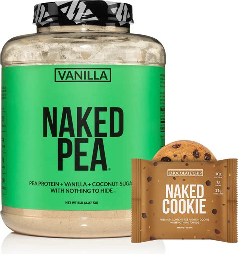 Amazon Com Gluten Free High Protein Bundle Lb Vanilla Naked Pea Protein And Chocolate Chip