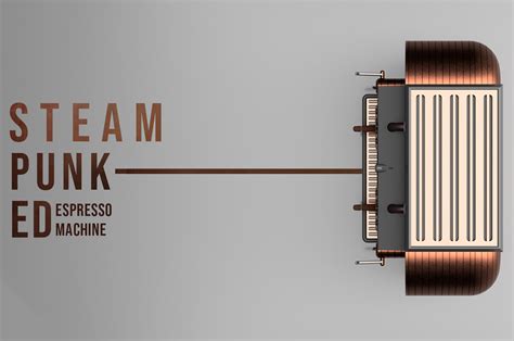 With Steampunk Espresso Machine coffee lover will savor the rich