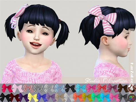 Studio K Creation Head Bow For Toddler • Sims 4 Downloads