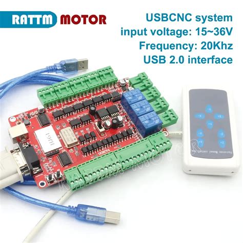 4 Axis Usb Cnc Breakout Board Interface Board Controller Usbcnc With