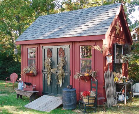 Concentrate On The Landscaping Around Your Garden Shed To Anchor It And