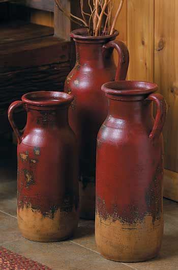 The jehan jug 7.5 in. Red Clay Jugs-Set | Pottery vase