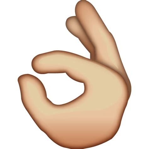 Download Ok Hand Sign Emoji Icon Emoji Island
