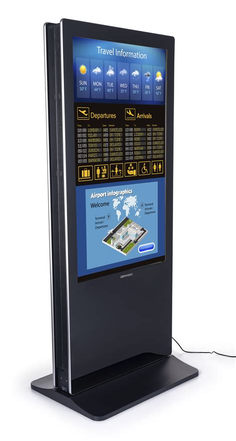 55” Dual Interactive Touch Screen Kiosk 10pt Capacitive Touch Wifi