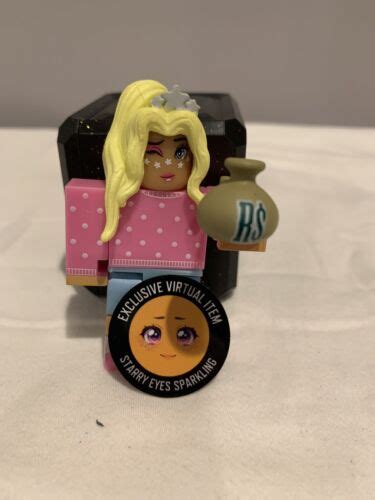 Starry Eyes Sparkling Face Roblox Series 9 Celebrity Black Box With