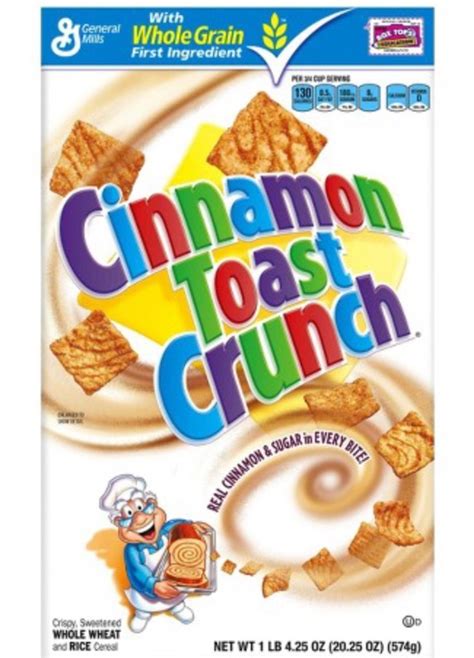 General Mills Cinnamon Toast Crunch Reviews In Cereal Chickadvisor