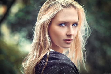 hintergrundbilder gesicht frau modell porträt blond tiefenschärfe lange haare blaue