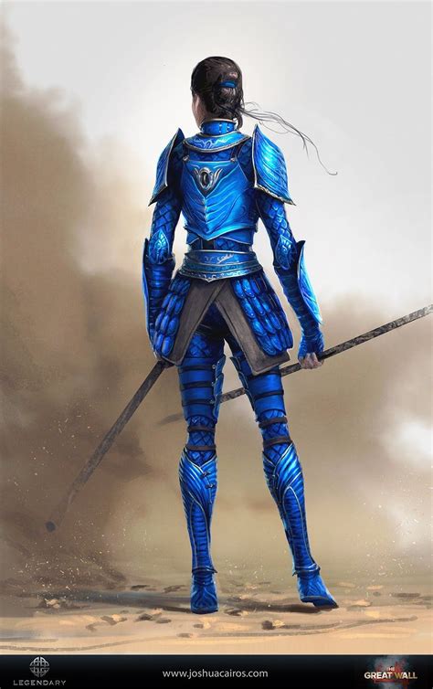 Blue Armor From The Movie The Great Wall Female Armor Warrior Woman