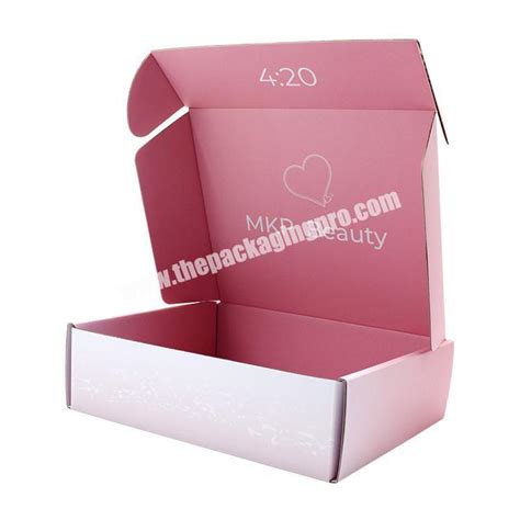 Wholesale Custom Logo Small Beauty Skincare Shipping Mailer Paper Box