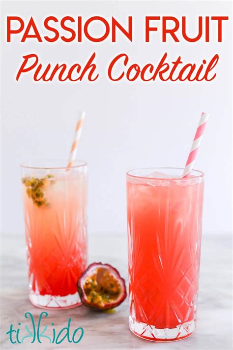 Passion Fruit Punch Cocktail Recipe