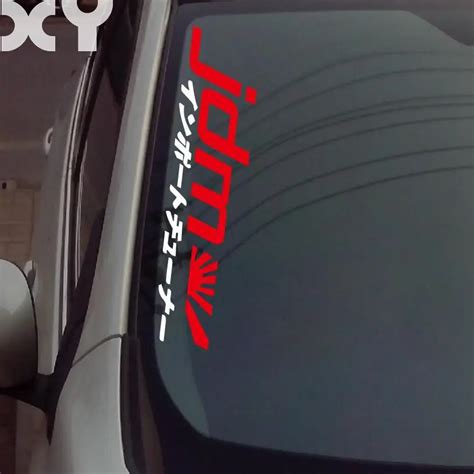 Jdm Cut Vinyl Decal Car Windshields Sticker Truck Car Window Bumper