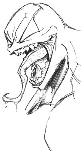 Venom Face Drawing At Getdrawings Free Download