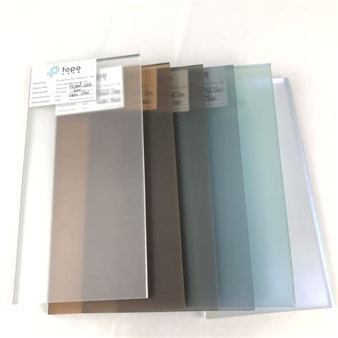 4mm 5mm 6mm 8mm 10mm 12mm Tinted Flat Acid Etched Frosting Sheet Glass