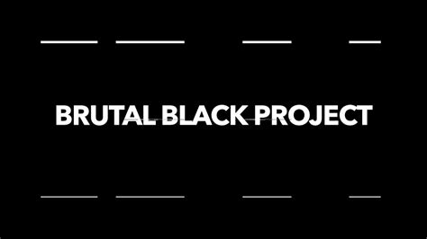 brutal black project valzer youtube