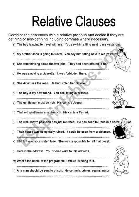 relative clause examples  examples