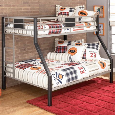Signature Design By Ashley Dinsmore B106 56 Twin Over Full Metal Bunk Bed Furniture Fair