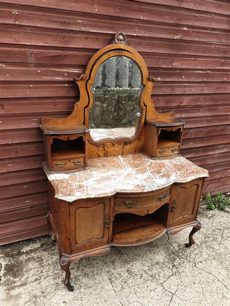 Late Victorian Oak Marble Top Washstand By Maple And Co 725922