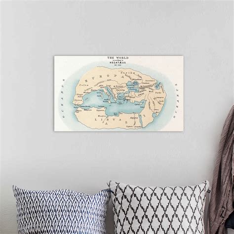 World Map 500 Bc Wall Art Canvas Prints Framed Prints Wall Peels