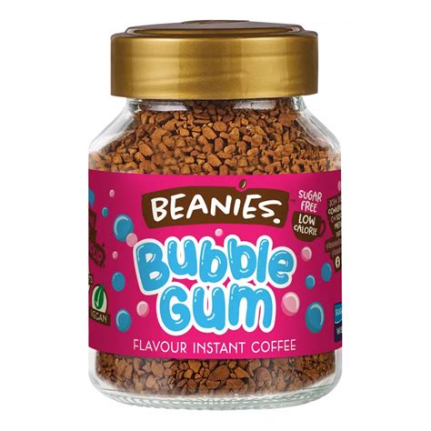 Beanies Bubblegum Flavour Instant Coffee 50g Poppin Candy