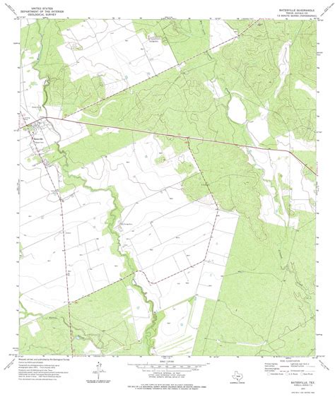 Batesville Topographic Map Tx Usgs Topo Quad 28099h5