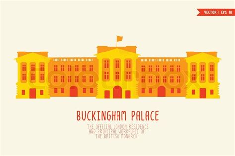 Buckingham Palace Stock Vector Colourbox