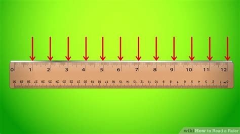 How To Read A Ruler Reading A Ruler Ruler Reading