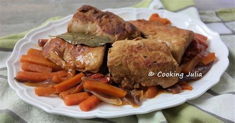 COOKING JULIA FILET MIGNON DE PORC AUX CAROTTES