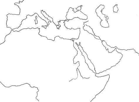 Blank Map Of Europe Asia And Africa Map Of Africa