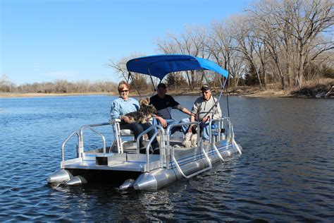 The stability of some larger models is so great that you can comfortably stand while fishing. Fish N Sport — Hotwoods in 2020 | Pontoon boat, Boat ...