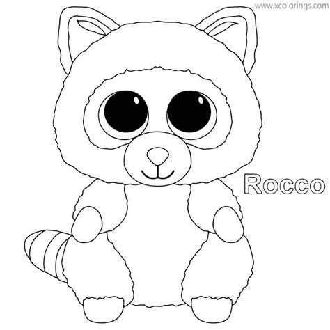 Beanie Boos Coloring Pages Corky - XColorings.com