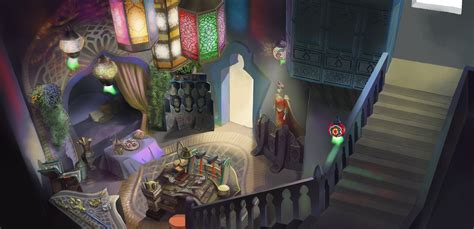 Artstation Magic Shop In Fantasy Arabic Town