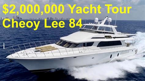 2000000 Yacht Tour 2006 Cheoy Lee 84 Youtube