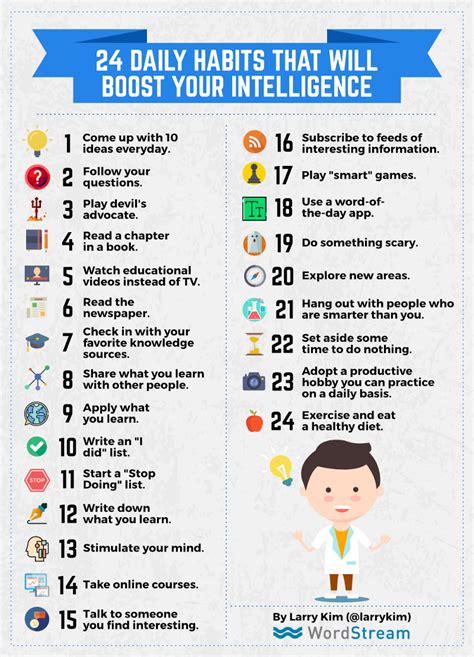 These Daily Habits Will Make You Smarter Infographic