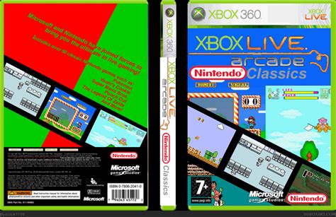 Viewing Full Size Xbox Live Arcade Nintendo Classics Box Cover