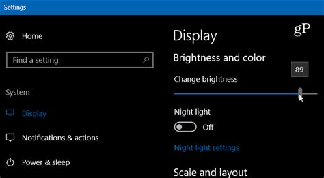 Add A Slider To Change Your Display Brightness In Windows 10 Groovypost