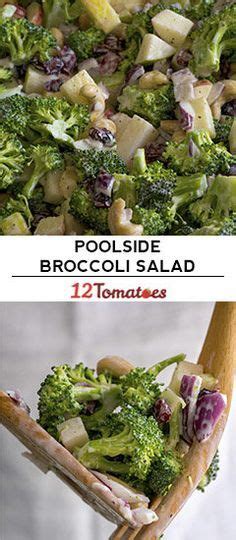 This broccoli salad is packed full of delicious, healthy ingredients like sweet apples, crunchy this broccoli salad is sweet and tangy, the texture is crunchy, and everything is balanced out with the. Poolside Broccoli Salad | Salad side dishes, Vegetable ...