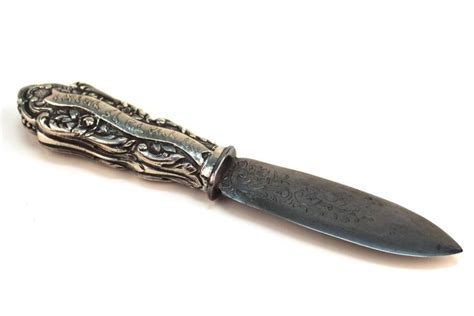 Sold Price Judaica Silver Mohel Knife Antique W Steel Blade